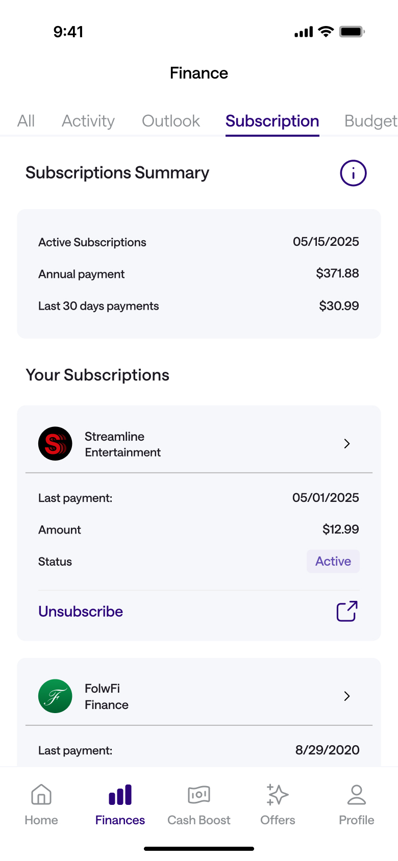 Subscription Manager